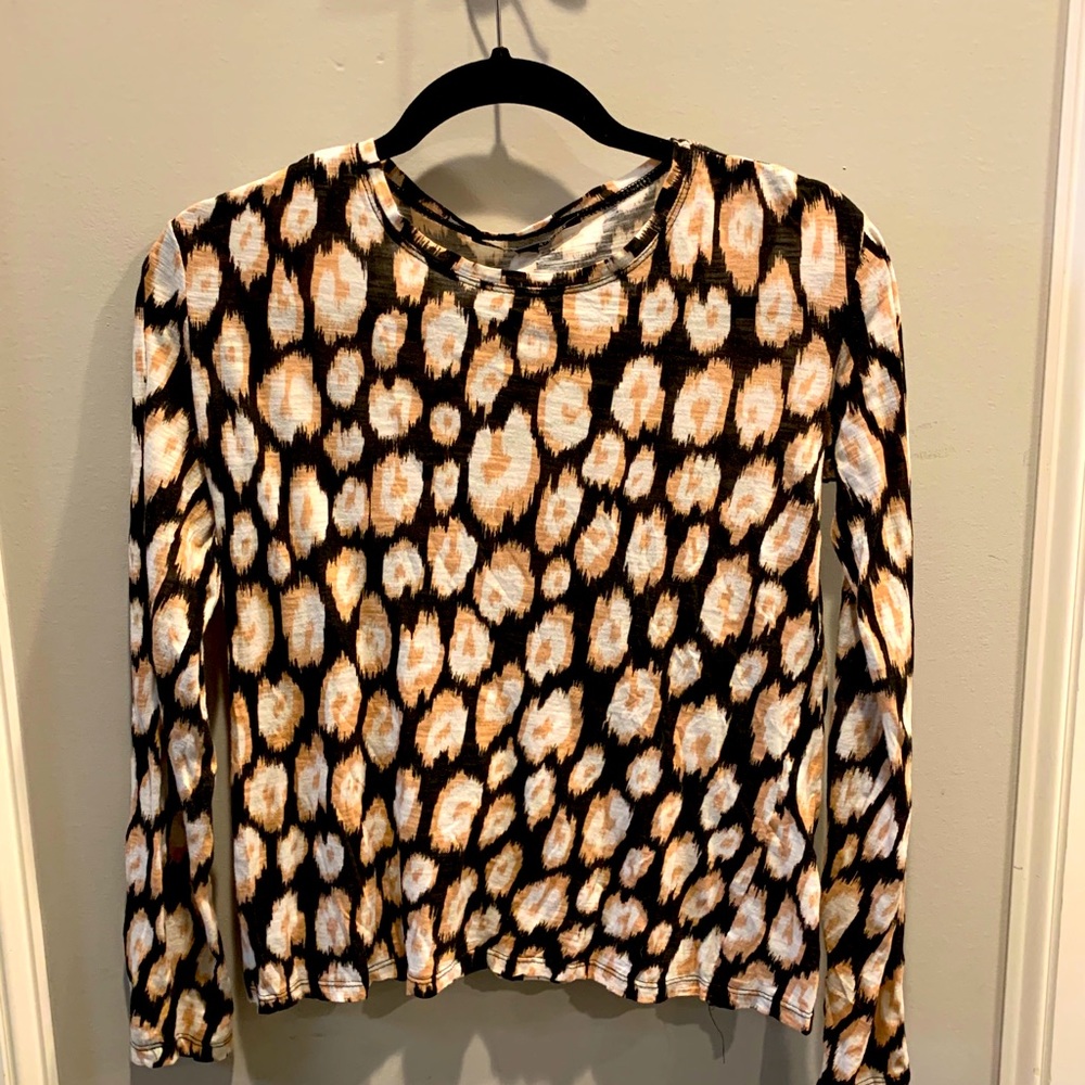 Proenza Shouler long sleeve abstract animal print